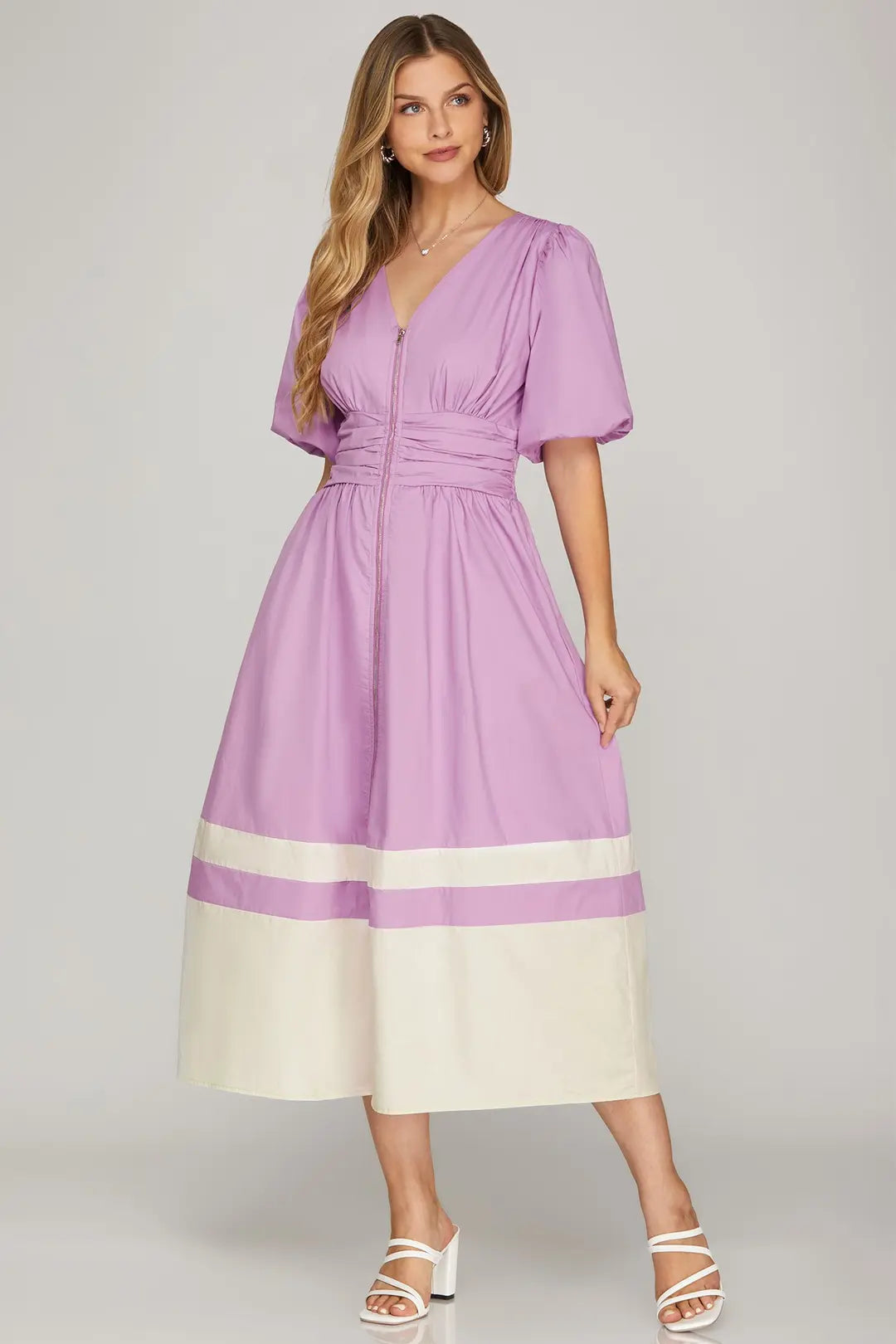 Violet Midi Dress