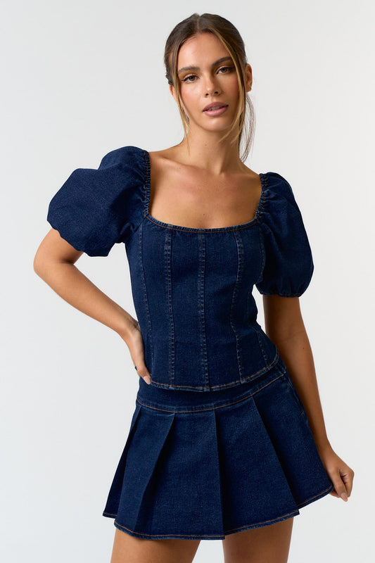 Delilah Dark Denim Set