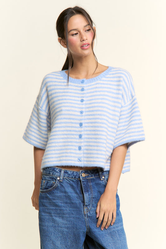 Kim Striped Cardigan