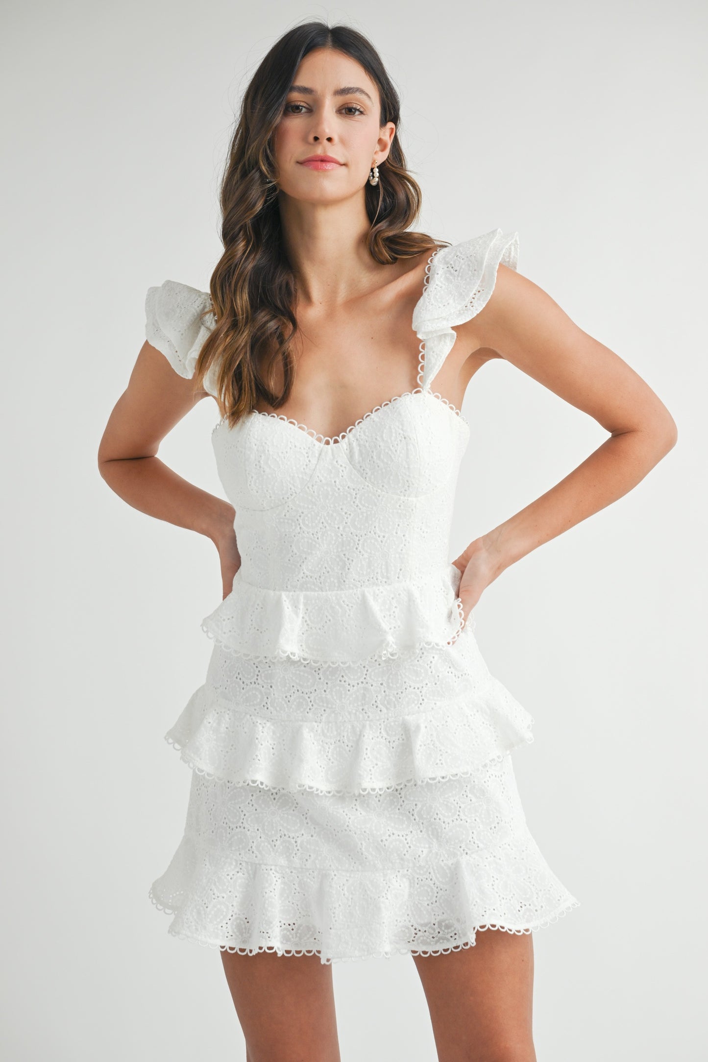 Vivian Dress in White
